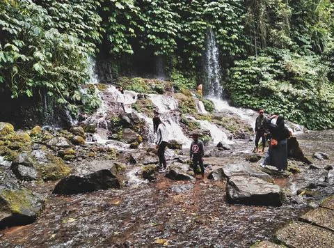 Waterfall.  Stock Photos
