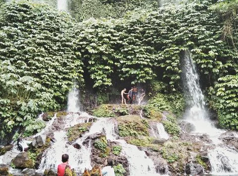 Waterfall.  Stock Photos