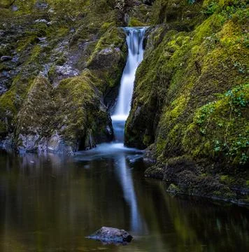 Waterfall. Foto stock