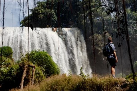 By the Waterfall. Photos
