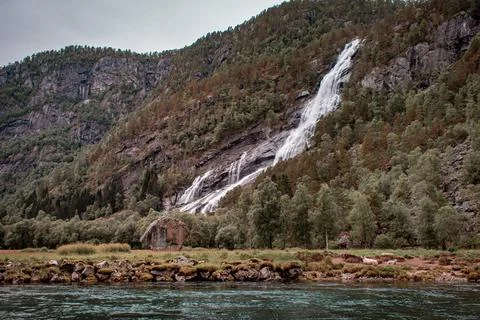 The waterfall Foto stock