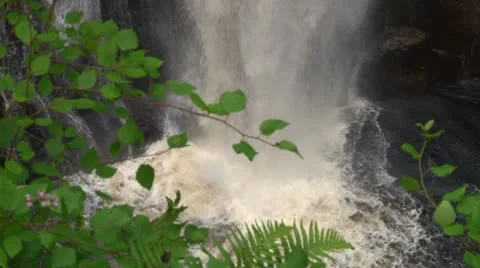 Waterfall Pool Stock Footage 8950115