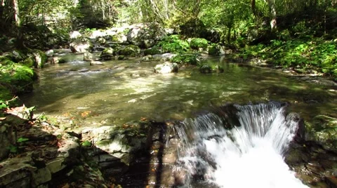 Waterfall with pool Stock-Footage 42544076