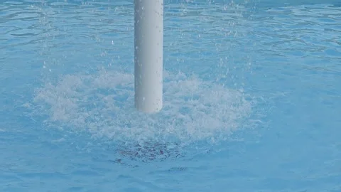 Waterfall in the pool Stock-Footage 343885626