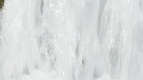 Waterfall, Pouring Water, Water Surface, texture Stock Footage 129308095