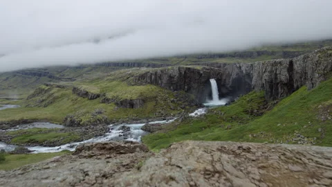 Waterfall Push Stock Footage 171765423