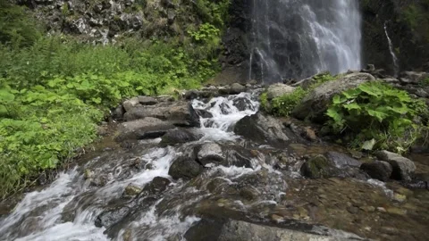 Waterfall of Quereuilh Video stock 256217973