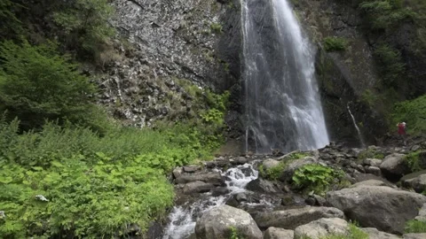 Waterfall of Quereuilh Video stock 256217974