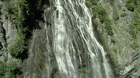 Waterfall with rainbow Video stock 320027