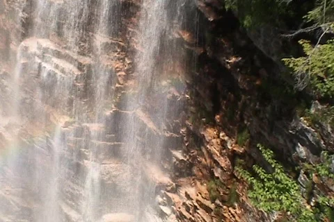 Waterfall Rainbow Stock Footage 732865