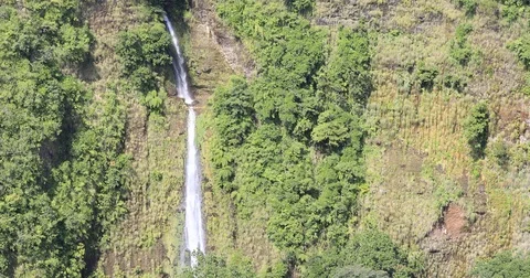 Waterfall rio cochea los molinos boquete panama Stock Footage