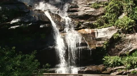 Waterfall in Rio Stock Footage 11735072