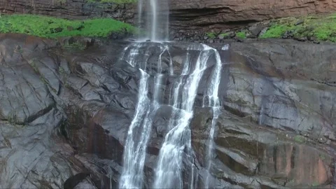 Waterfall rise up Stock Footage 139209162