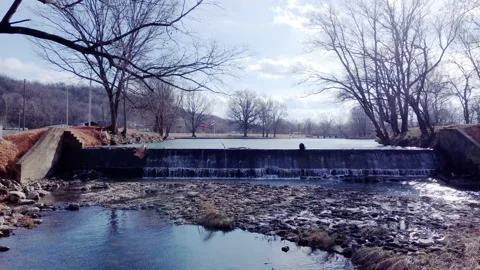 Waterfall rise Video stock 228697805