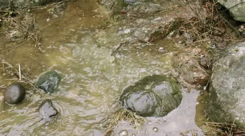 Waterfall in a river 14 Stock Footage 11425311