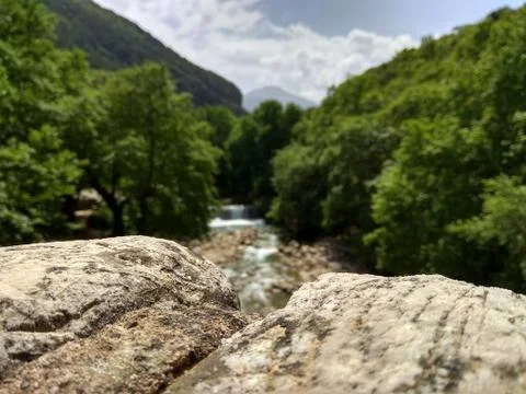 Waterfall &amp; River 3 Foto stock