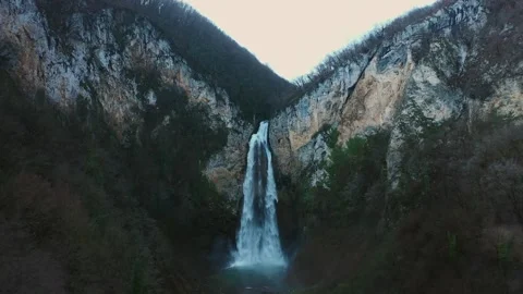 Waterfall of river Bliha Stock Footage 146230852