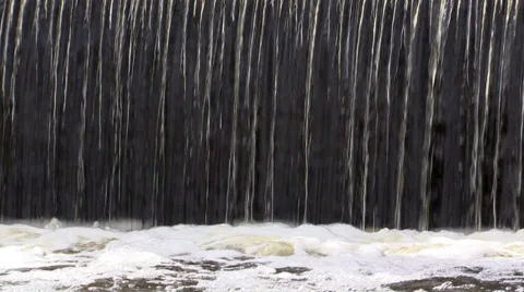 The waterfall on a river Stock Footage 36594823