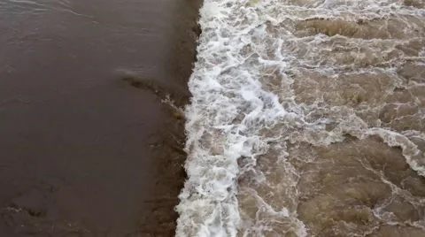 The waterfall on a river Video stock 46272253