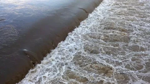 The waterfall on a river Stock Footage 46272485