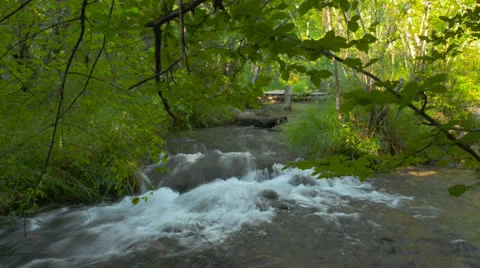 Waterfall, river, mountains, nature. Video stock 25590157