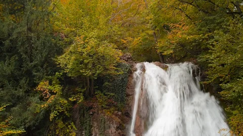 Waterfall, river, mountains, nature Stock Footage 30751941