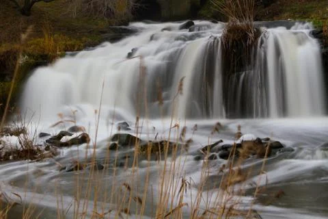 Waterfall on the river Stock Photos