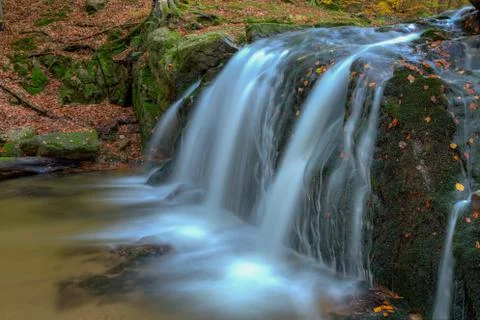 Waterfall in river Stock Photos