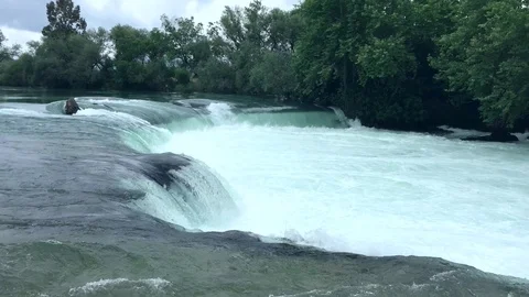 Waterfall River Rapids Stock Footage 126628772