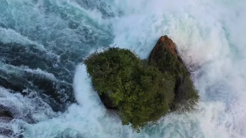 Waterfall Rock nature river Stock Footage 273698543