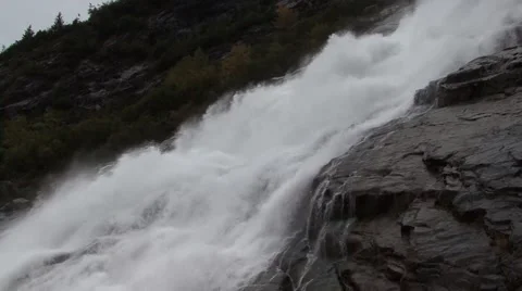 Waterfall on the rocks Stock Footage 40785497