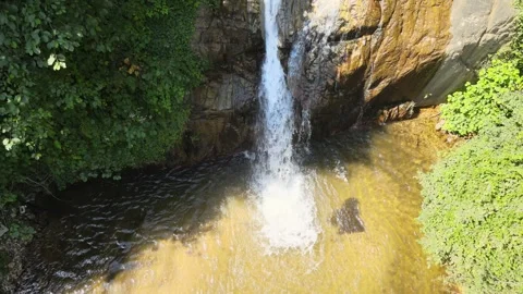 Waterfall on rocks Stock Footage 240769552