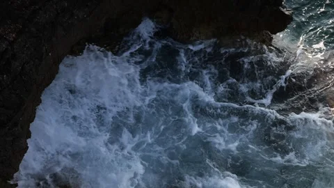 Waterfall on the rocks Stock Footage 249464557