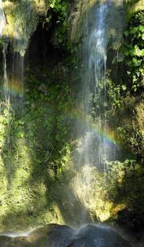 Waterfall, Salto de Arco Iris, Soroa, Pinar del Rio Province, Cuba Stock Photos