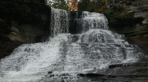 Waterfall on sandstone Stock Footage 44212847