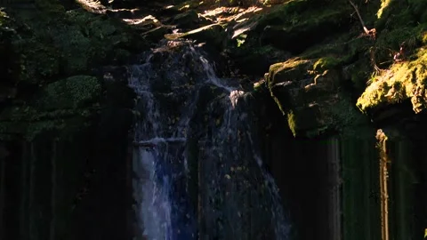 Waterfall scenery Video stock 255176073