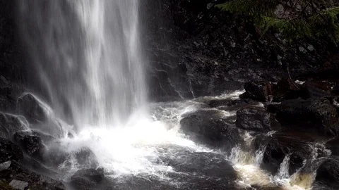 Waterfall in Scotland Stock Footage 103849581