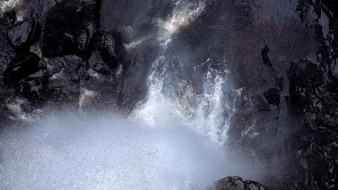 Waterfall in Scotland Stock Footage 103850988