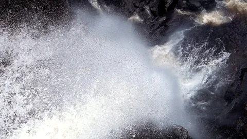 Waterfall in Scotland Stock Footage 103851916