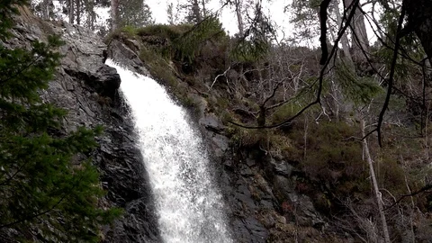 Waterfall in Scotland Stock Footage 103852857