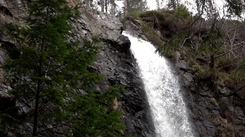 Waterfall in Scotland Stock Footage 103853107