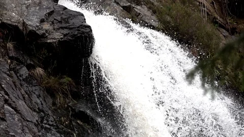 Waterfall in Scotland Stock Footage 103853492