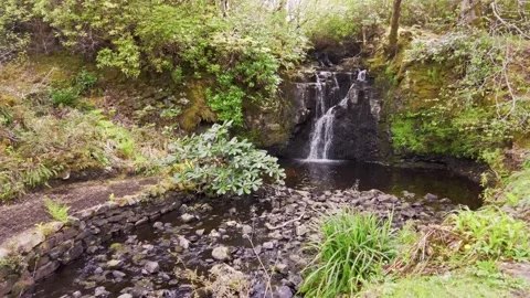 Waterfall in Scotland Stock Footage 246630328