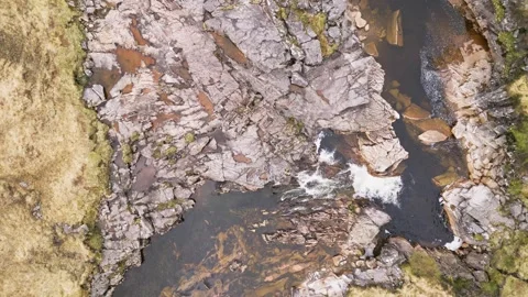 Waterfall in Scotland Stock Footage 246630532