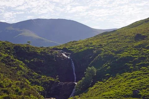 Waterfall in Scotland Stock Photos