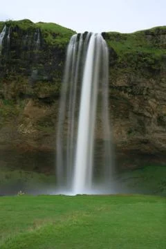 Waterfall Seljalandsfoss Stock Photos