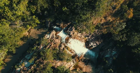 Waterfall in Serras Gerais Stock Footage 162521734