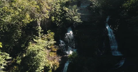 Waterfall in Serras Gerais Stock Footage 162521804