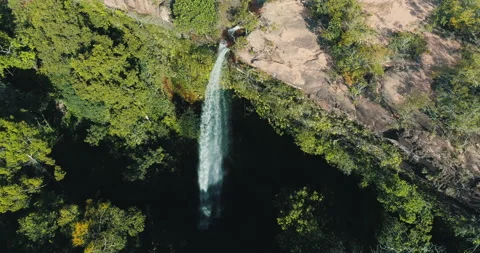 Waterfall in Serras Gerais Stock Footage 162522151