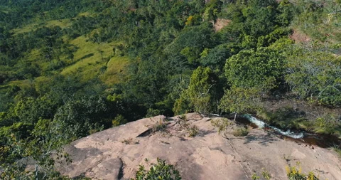 Waterfall in Serras Gerais Stock Footage 162522251